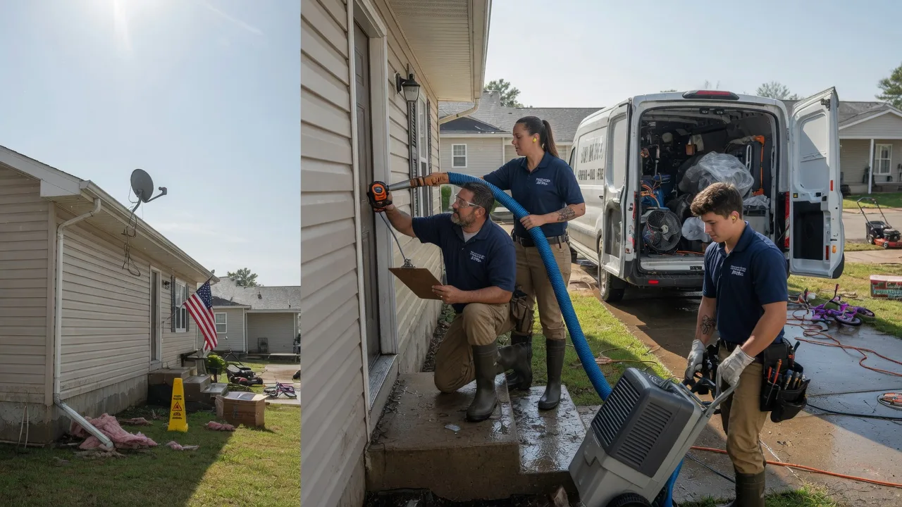 Ceiling Water Damage Restoration in Central City, IA near me